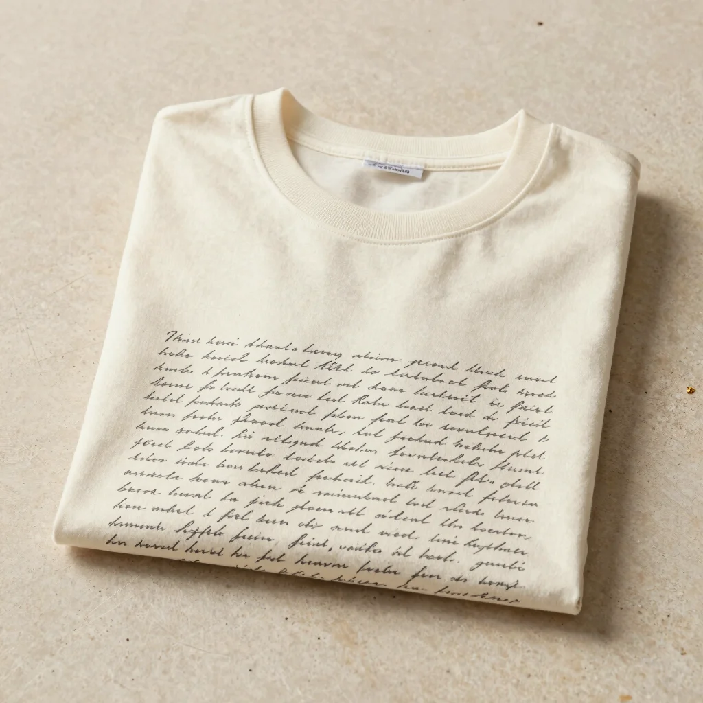 Custom Name Script Crewneck T-Shirt